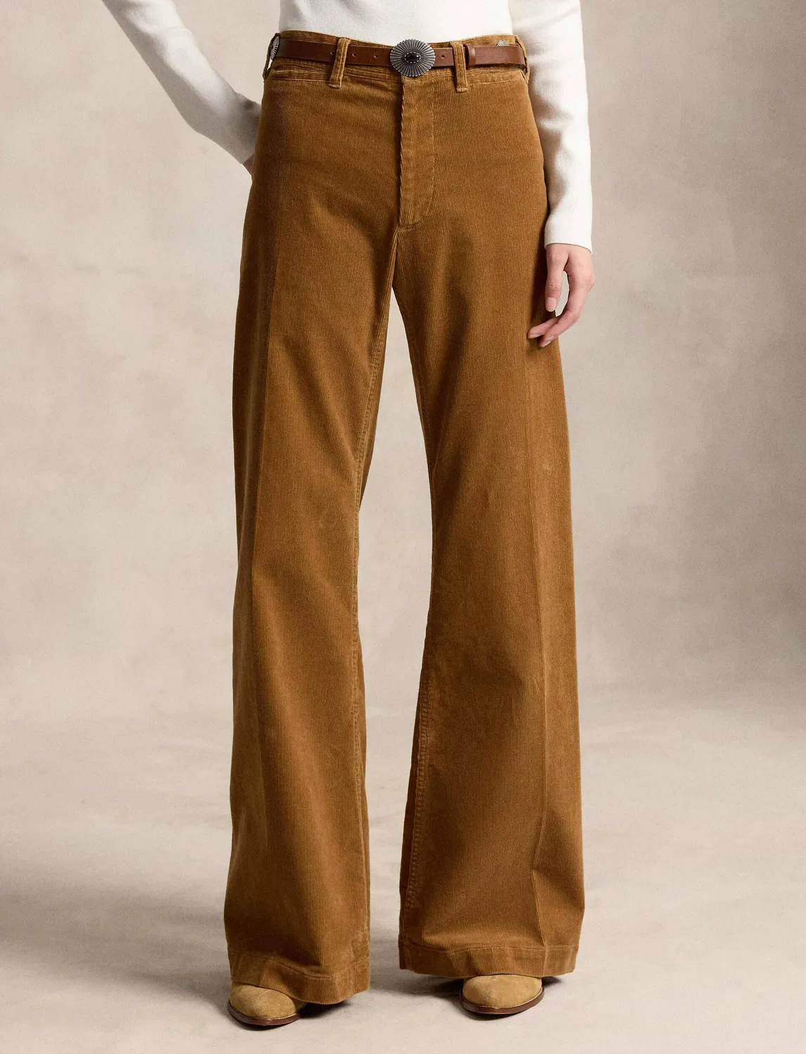 Брюки-палаццо Relaxed Fit Polo Ralph Lauren, Marrone