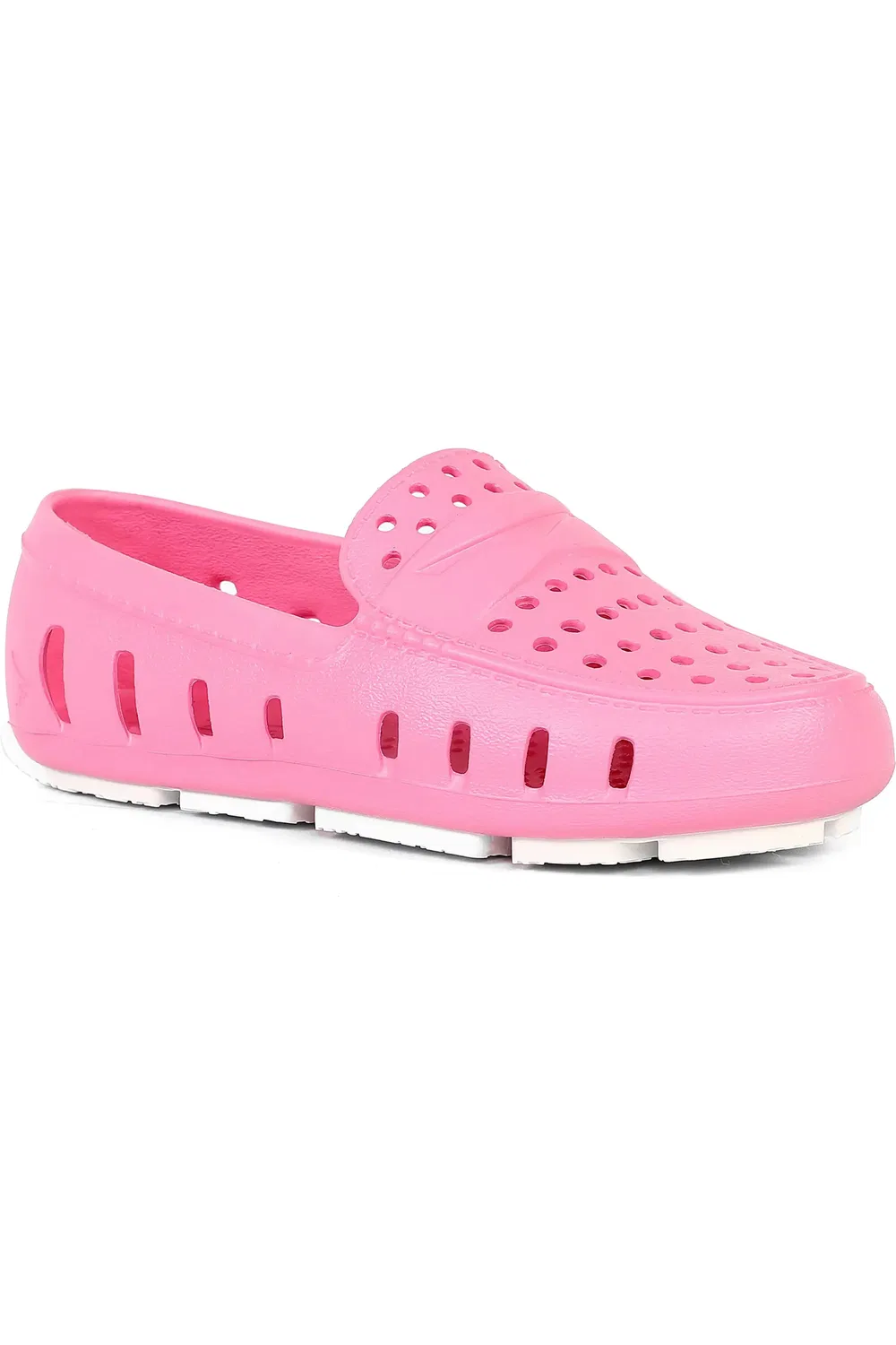 Детские туфли лоферы нескользящие Prodigy Driver FLOAFERS, Pink Carnation/Bright White