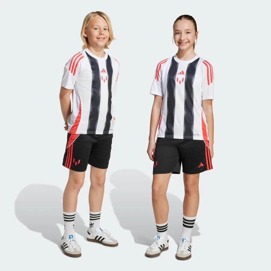 Детские спортивные шорты с логотипом Messi adidas Performance, Черный — фото 2