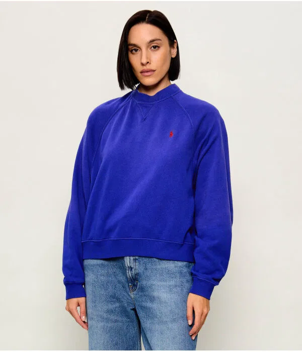 Женская фуфайка свободного кроя Polo Ralph Lauren, Blu Marino