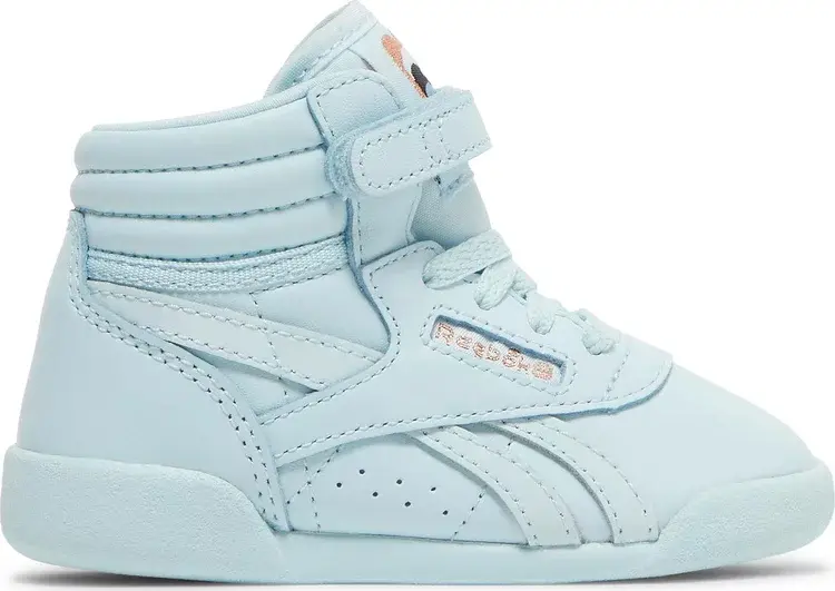 Кроссовки cardi b x freestyle high toddler 'glass blue' Reebok, синий — фото 2
