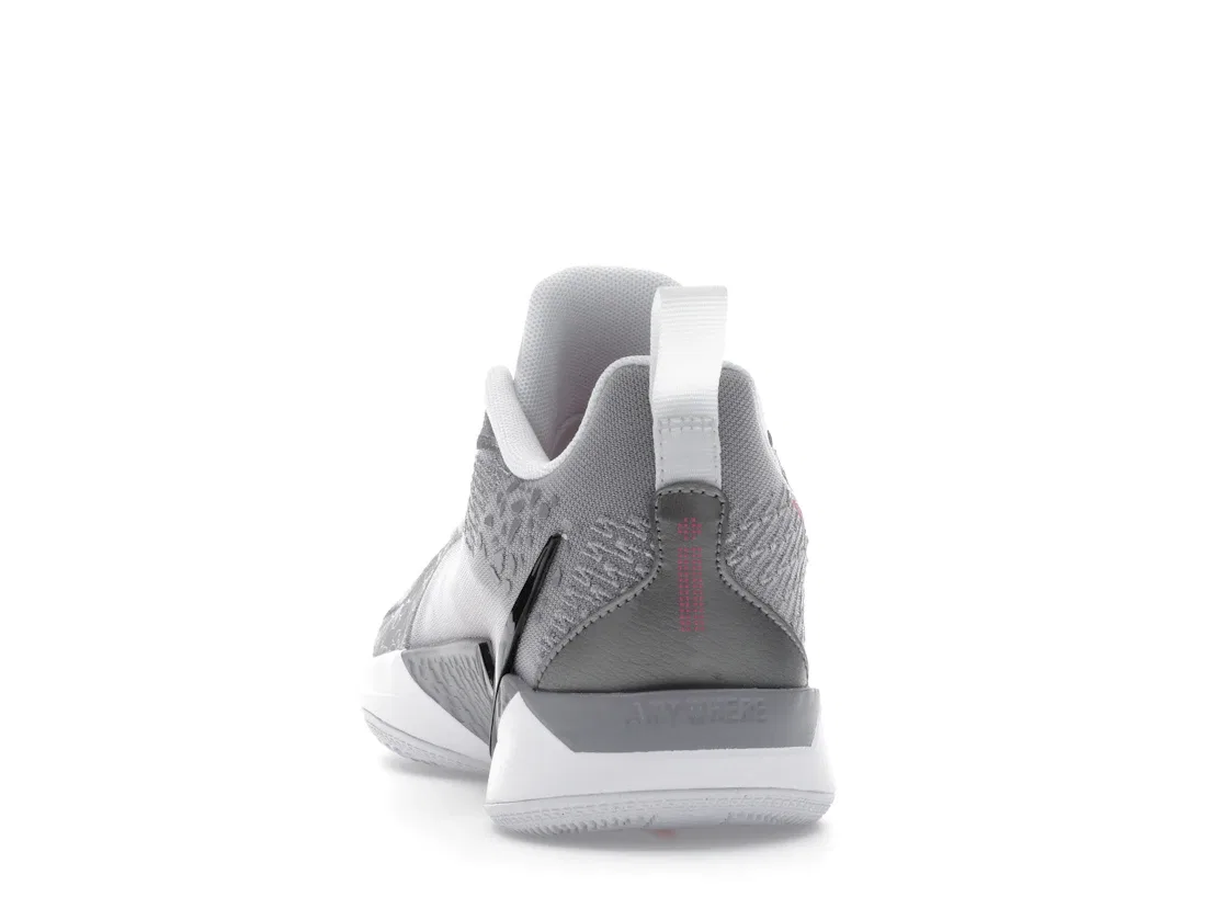 Детские кроссовки для девочек с цветочным принтом Nike Sabrina 2 Lily, White/Pinksicle/Cement Grey/Black — фото 4