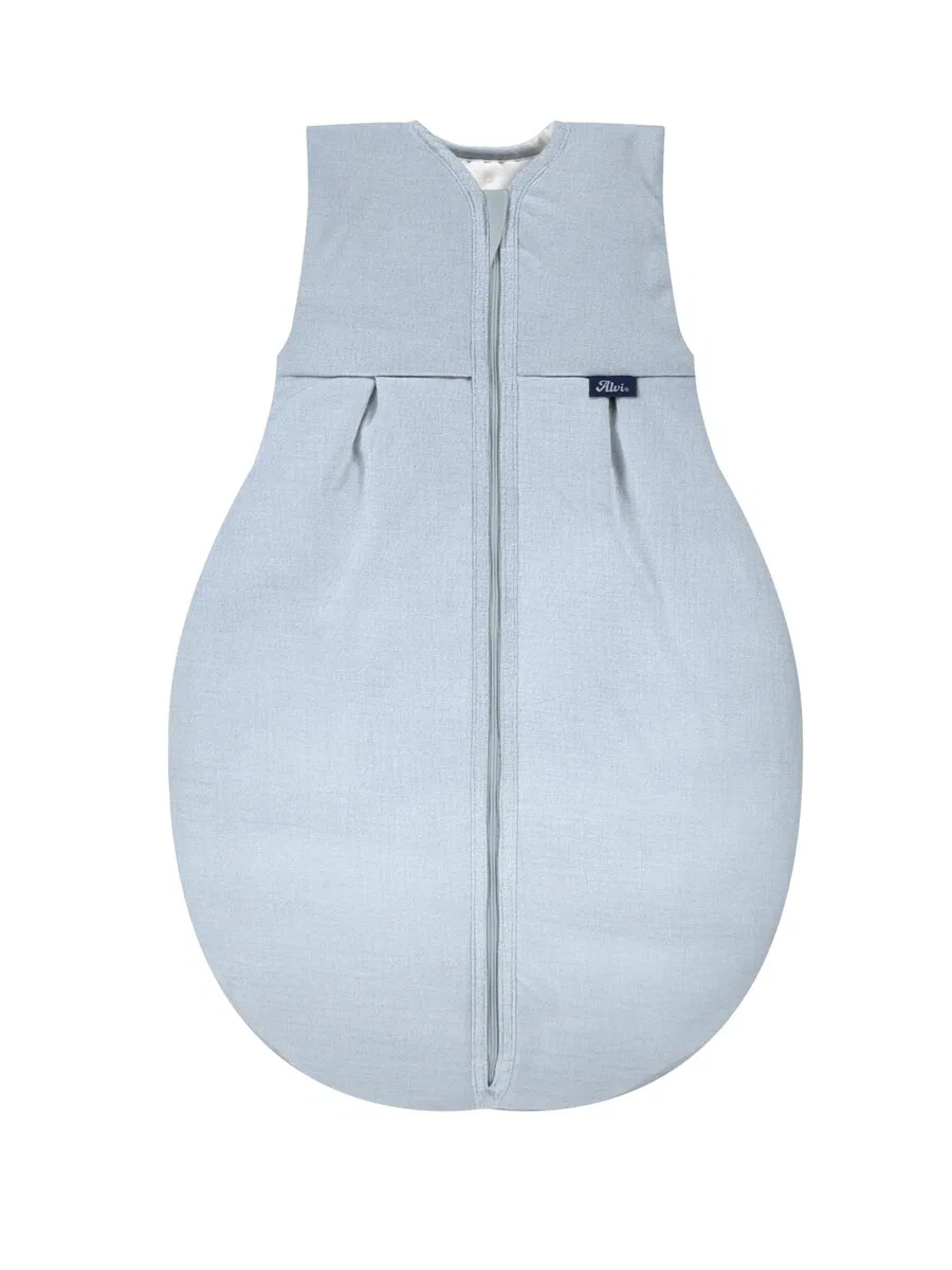 Спальный мешок ALVI 'Schlafsack 4-Season Mull-Schlafsack' синего цвета