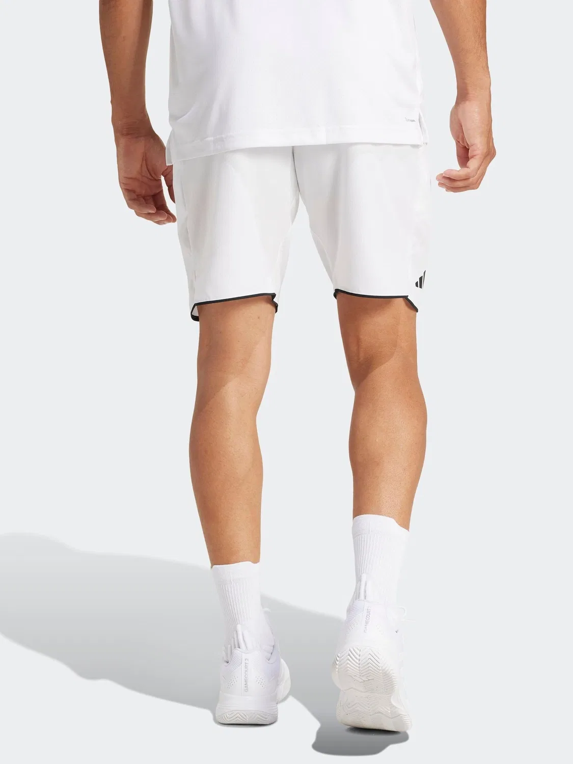 Шорты теннисные Club Climacool adidas, белые — фото 2