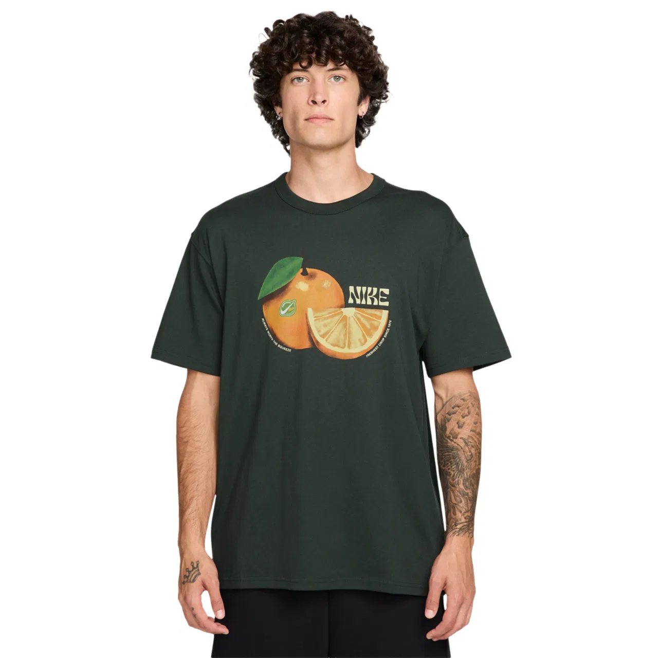 Футболка мужская NSW Premium Orange Nike, цвет Teal/Beige