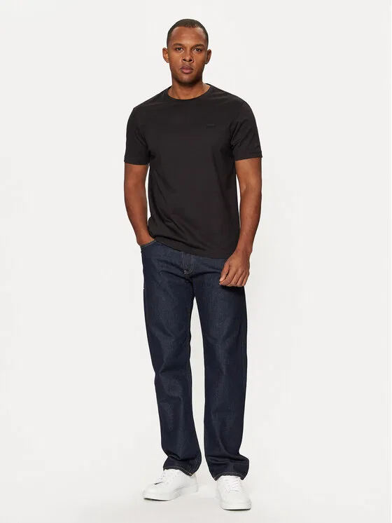 Футболка regular fit Smooth Cotton T-Shirt Calvin Klein, черный — фото 2