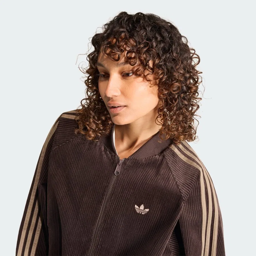 Куртка ADIDAS ORIGINALS Between-Season Jacket 'SST' в коричневом и мокко цветах — фото 3