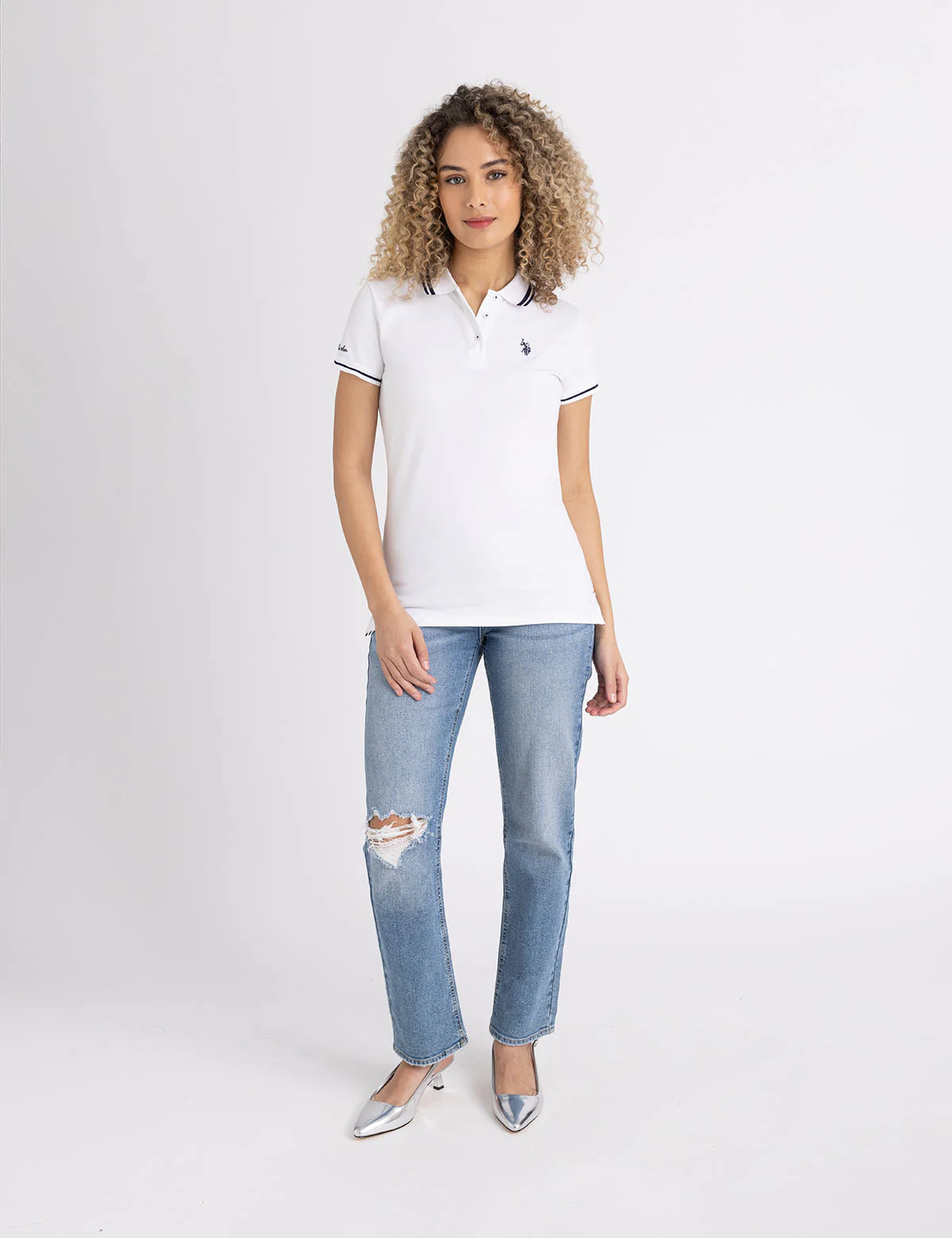 

Футболка U.S. Polo Assn Double Tipped, белый
