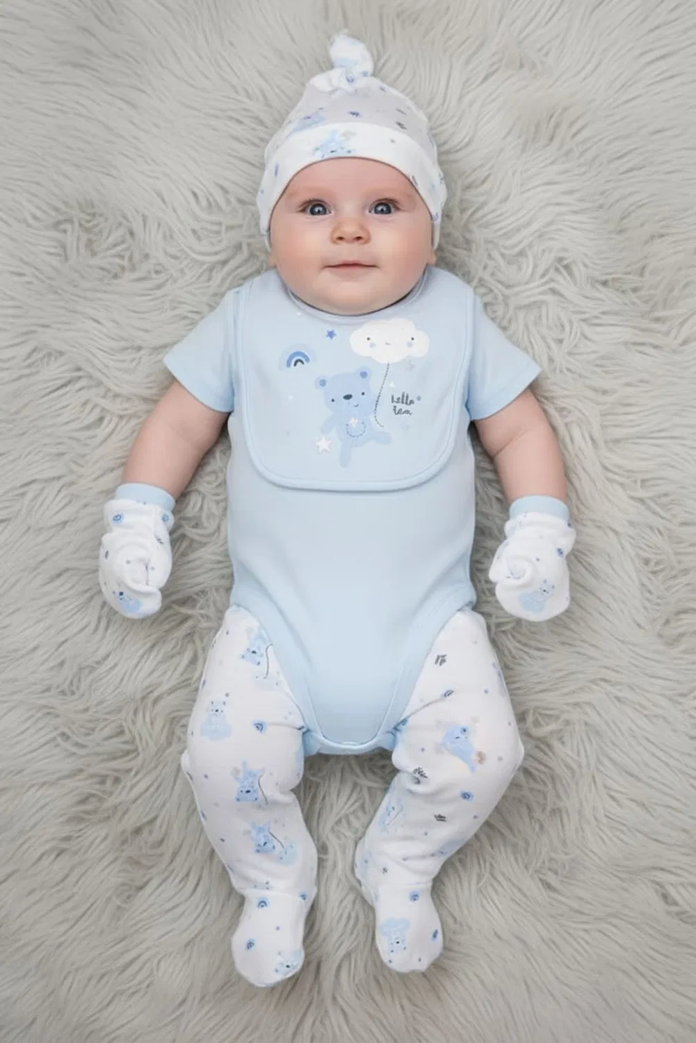 Комплект детский из 6 предметов Rock-A-Bye Baby Boutique, разноцветный