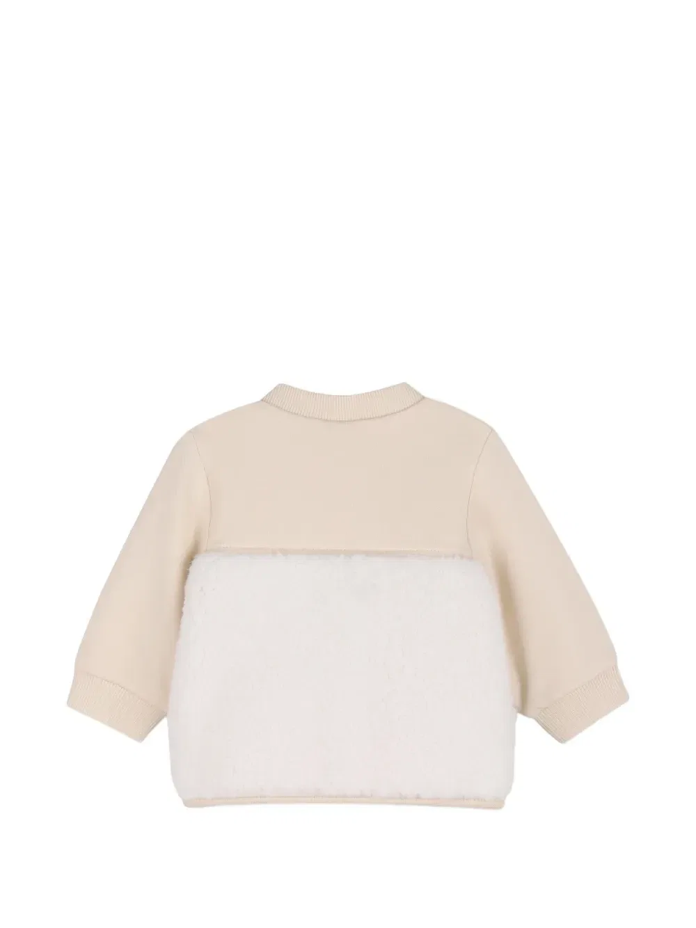 Спортивный костюм с меховой вставкой Boss Kidswear, бежевый — фото 4