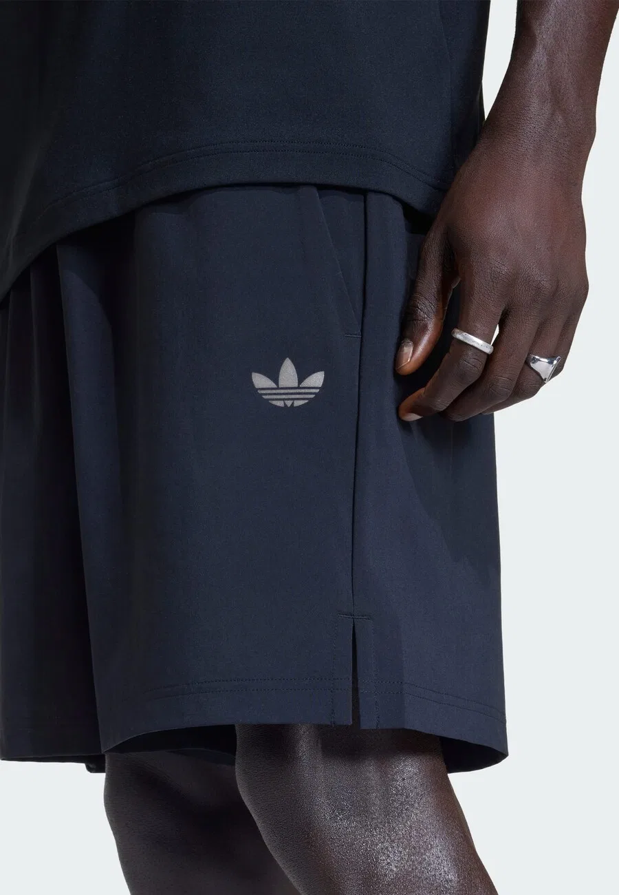 Шорты ADIDAS ORIGINALS Regular Pants 'Trefoil Essentials' черного цвета — фото 3