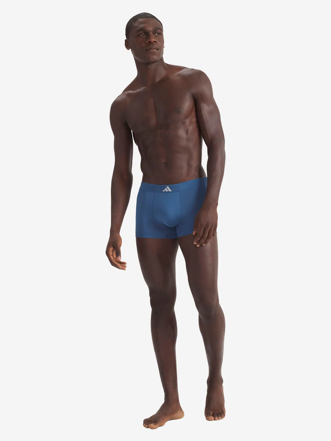 Мужские классические боксеры Active Micro Tech 3-Pack Adidas, Цвет: Schwarz / Blaugrau / Berlinerblau — фото 3