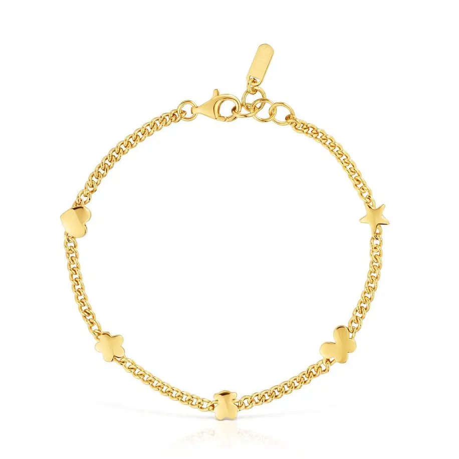 

Браслет Tous Bold Motif Chain, позолоченное серебро