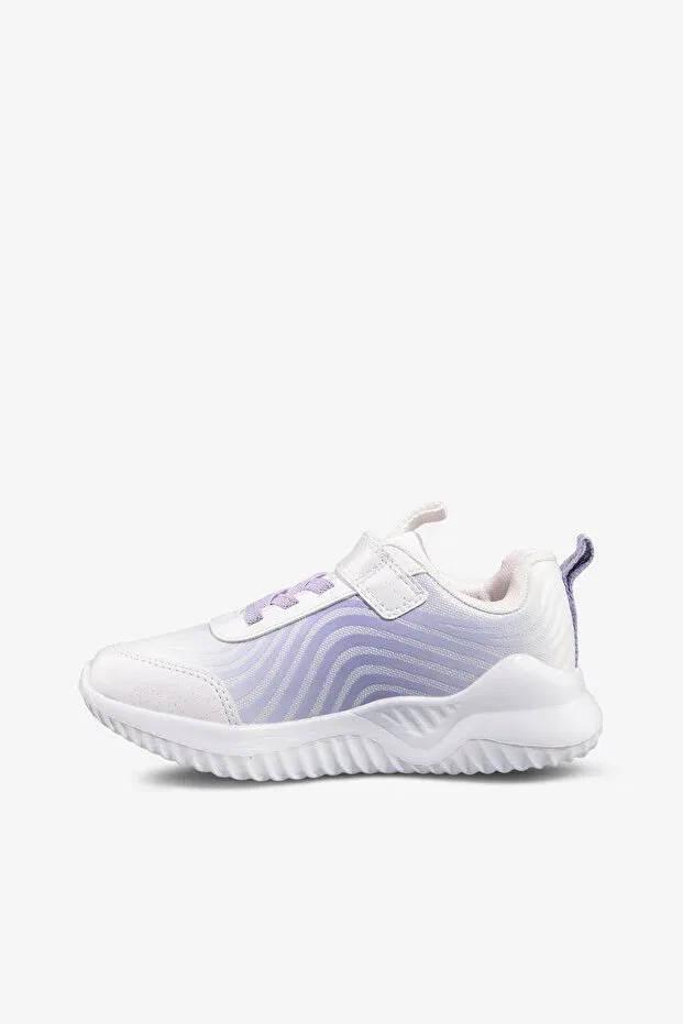 Детские спортивные туфли для девочек с узором Panpan, Lilac — фото 4