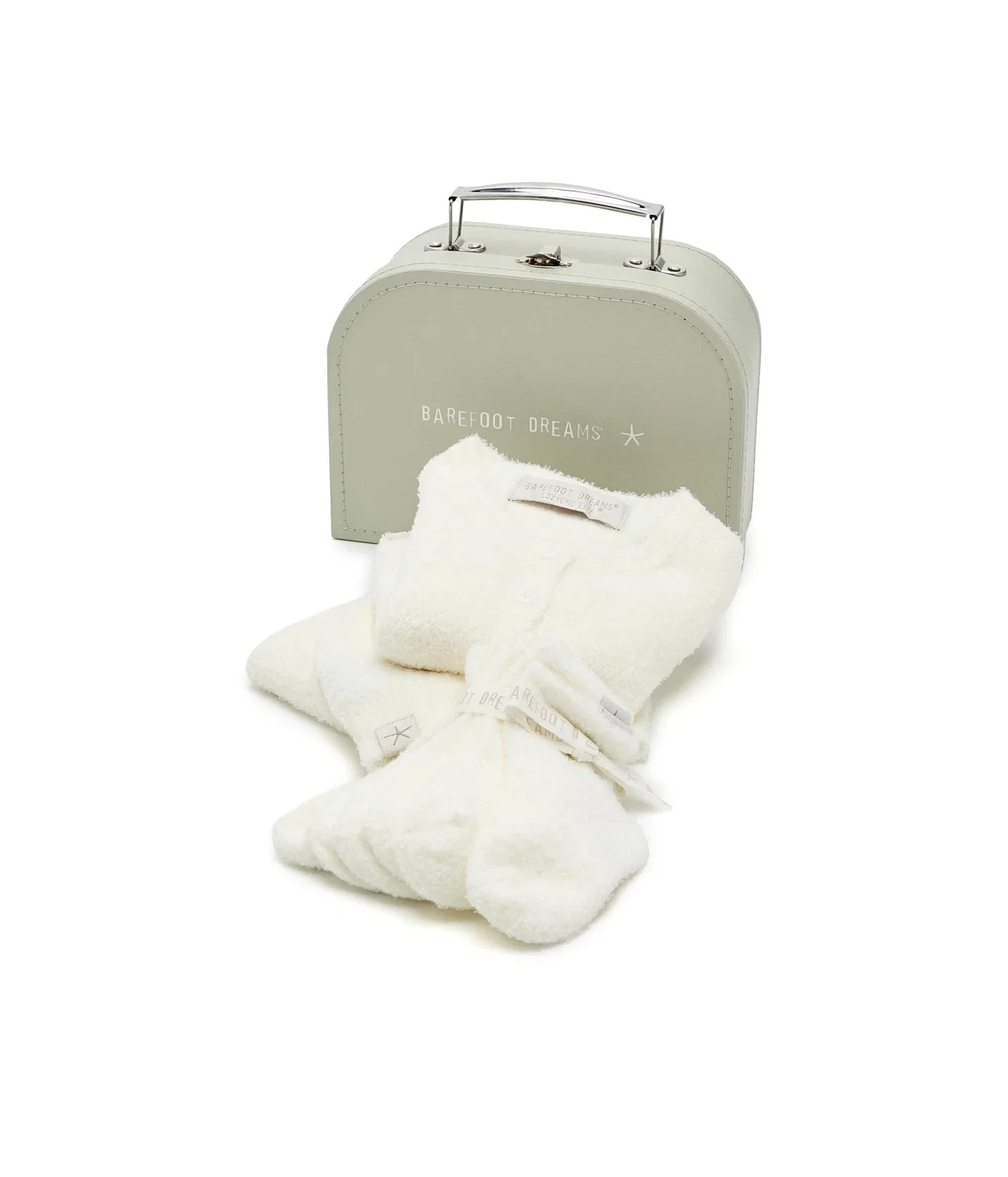 Набор Cozychic Lite для новорожденных (младенцев) Barefoot Dreams Kids, Pearl