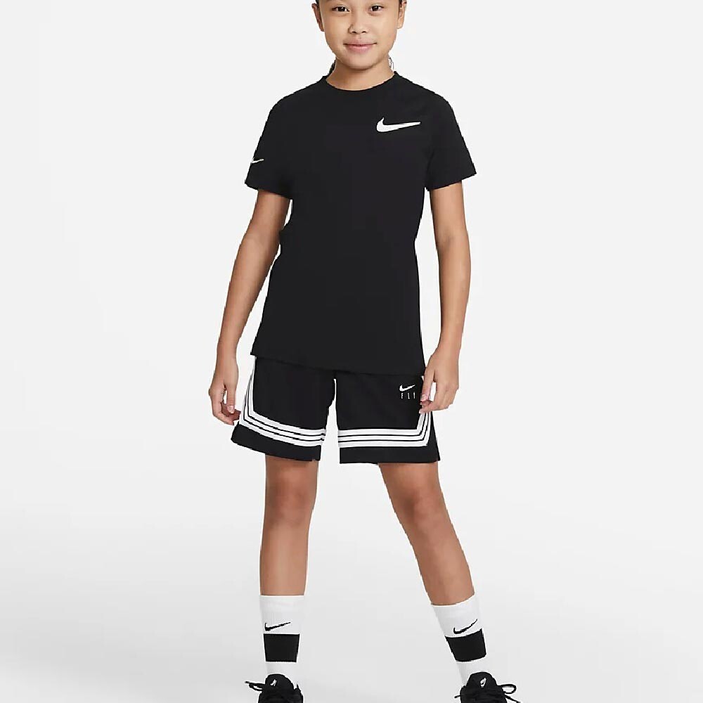 Шорты Nike Fly Crossover Big Kids' (Girls') Basketball, черный/белый
