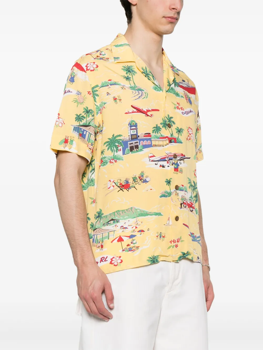 Рубашка Polo Bear POLO RALPH LAUREN, желтый — фото 3