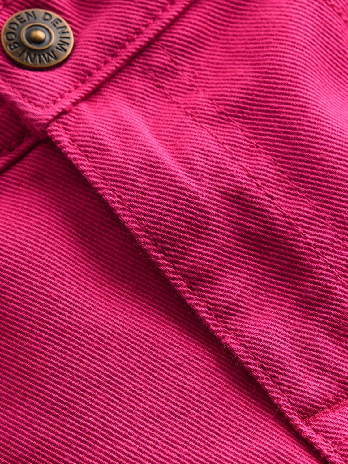 Шорты джинсовые Boden, модель Pink Denim, розовые — фото 4