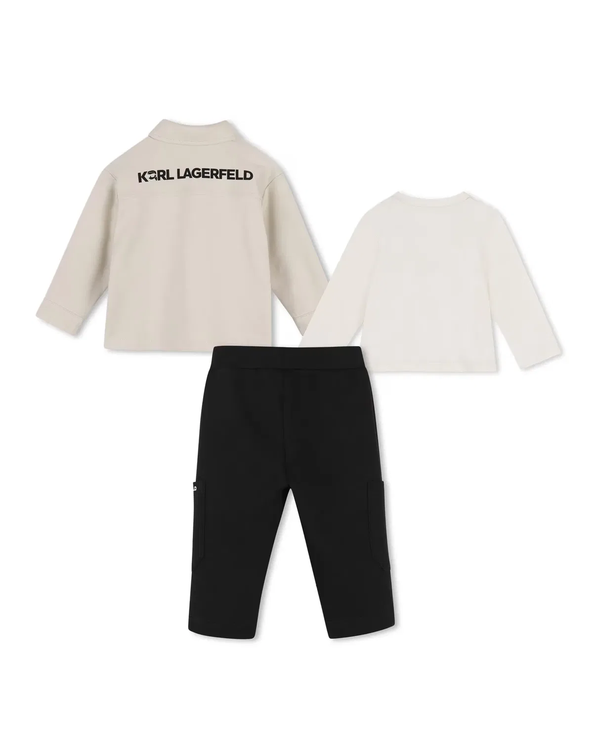 Детский комплект для мальчиков с принтом Karl Lagerfeld Kids, Multicolor — фото 3