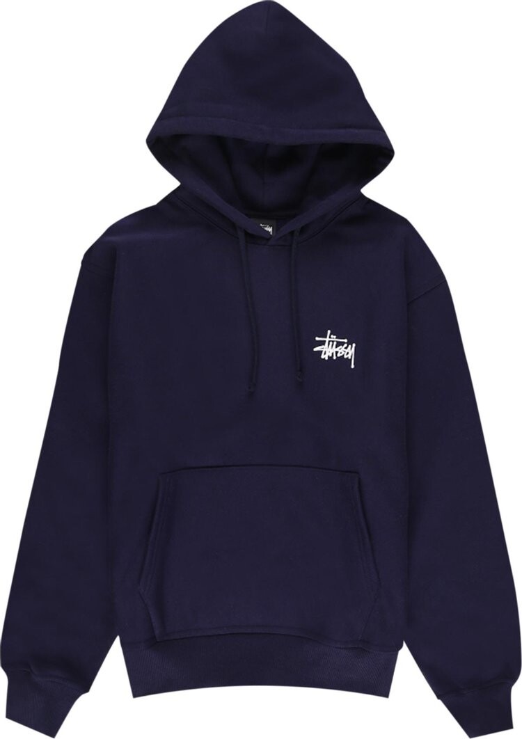 

Толстовка Stussy Basic Hood 'Navy', синий