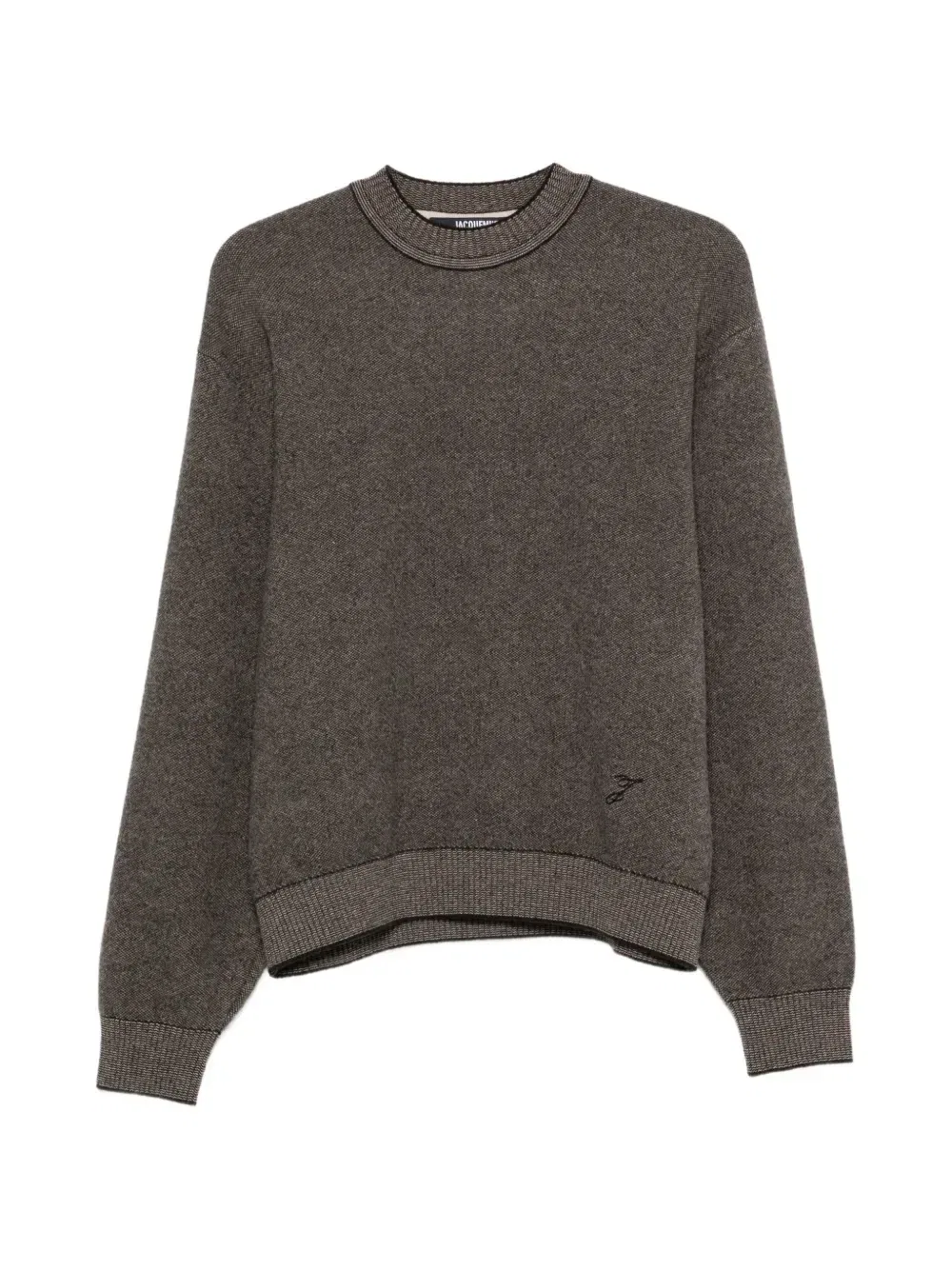 Джемпер Pelota с ребристой отделкой JACQUEMUS, серый