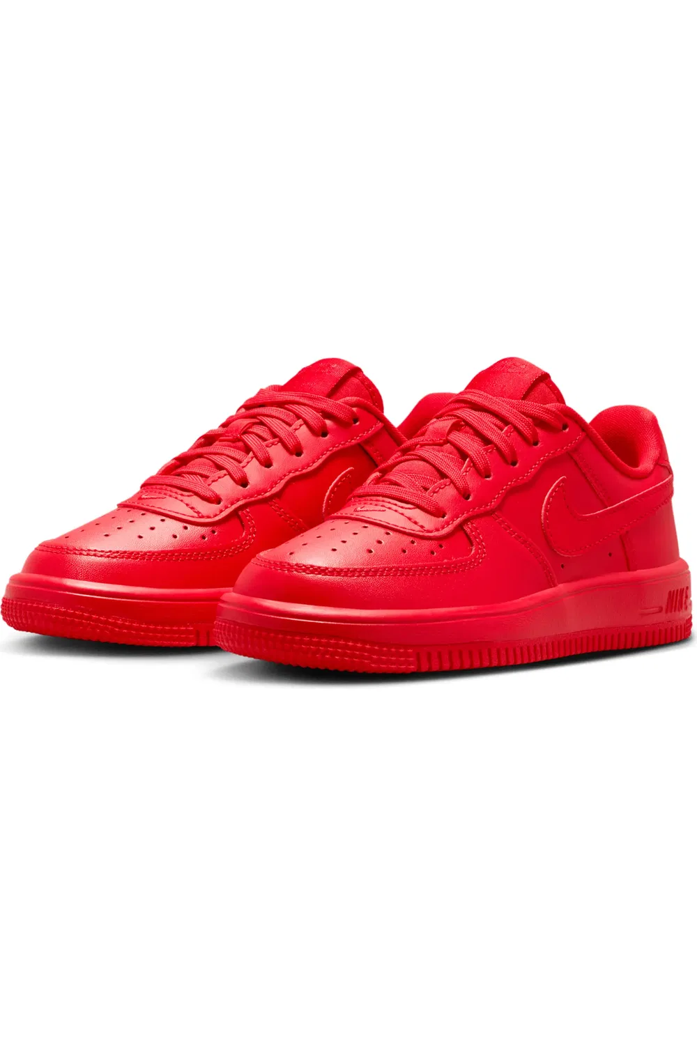 Детские кроссовки баскетбольные Air Force 1 Nike, 602 University Red/Blk