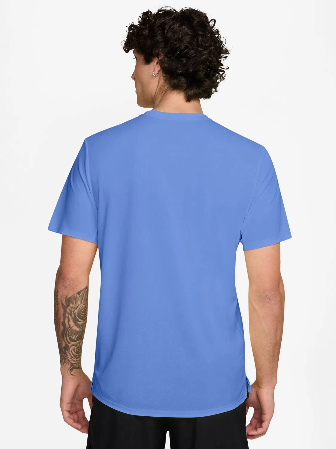 Футболка беговая Miler Dri-FIT UV Nike, Royal Pulse Blue — фото 3