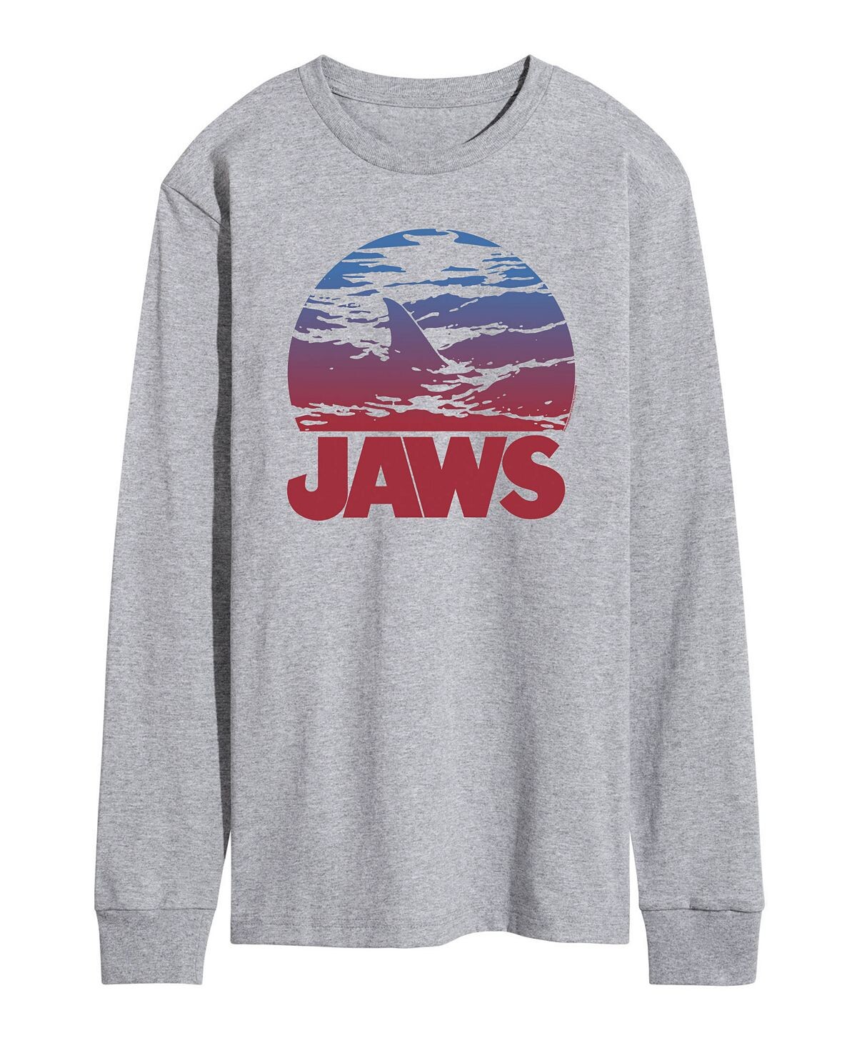 

Мужская футболка с длинным рукавом jaws AIRWAVES, серый