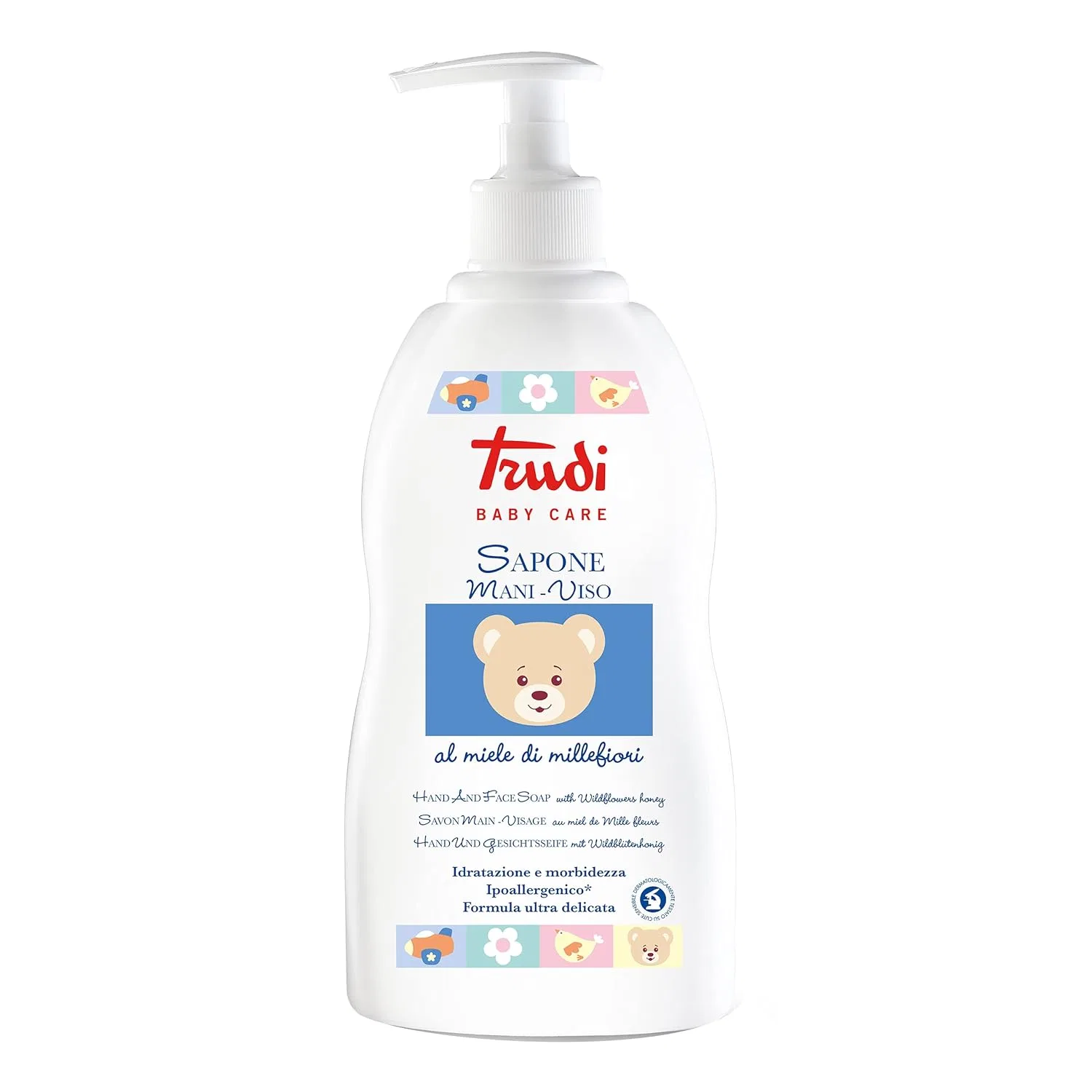 Жидкое мыло для рук и лица Trudi Baby Care Millefiori Honey 500 мл, Белый