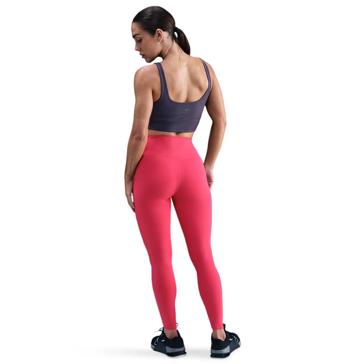 Женские леггинсы Dri-FIT One High Rise 7/8 Pocket Nike, цвет Rush Pink — фото 2