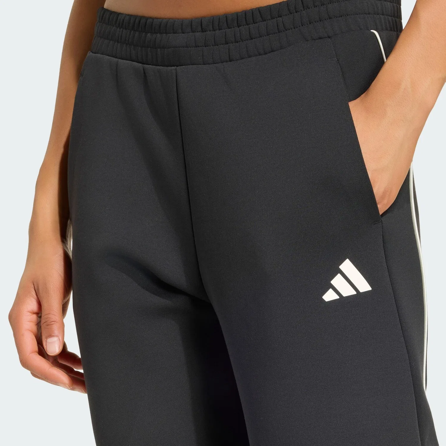 Мужские спортивные штаны с утяжкой Stadium Hose Adidas, Schwarz — фото 4