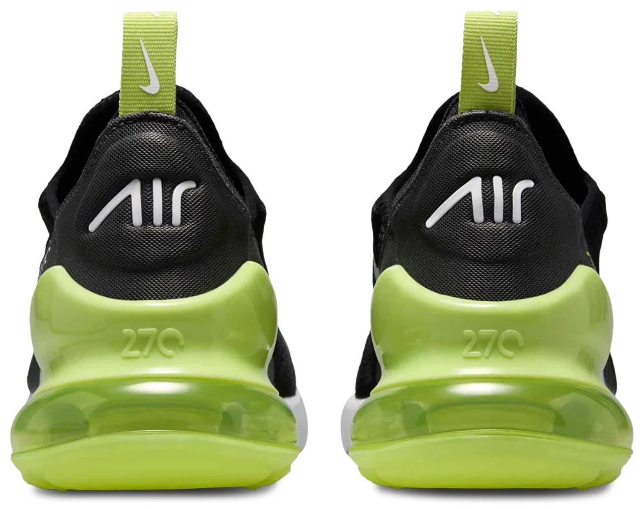 Кроссовки для мальчиков Air Max 270 Nike, цвет Light Lemon Twist/White — фото 3