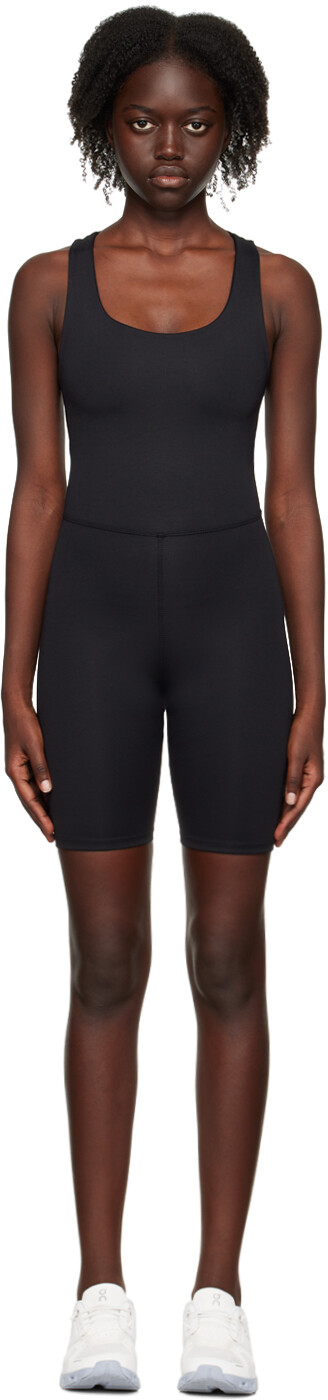 

Черный комбинезон The Short Unitard HÉROS