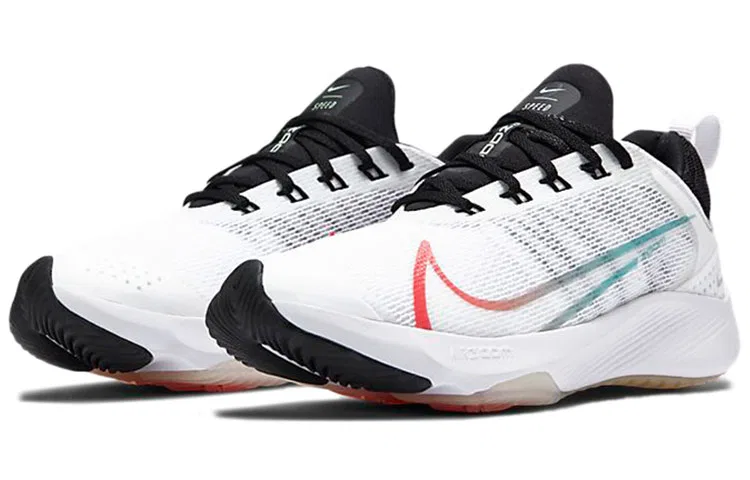Детские кроссовки для бега с амортизацией Zoom Air Nike Air Zoom Speed GS, Nike, White Red Green — фото 4