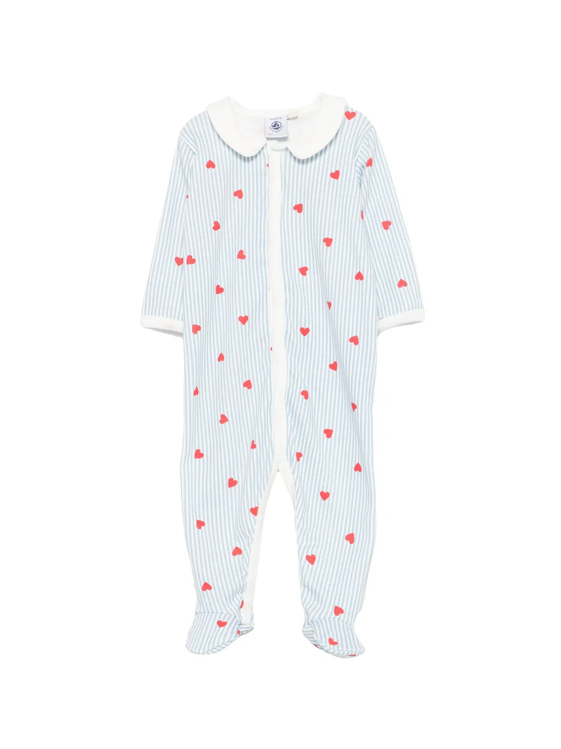 Пижама в полоску Petit Bateau, синий