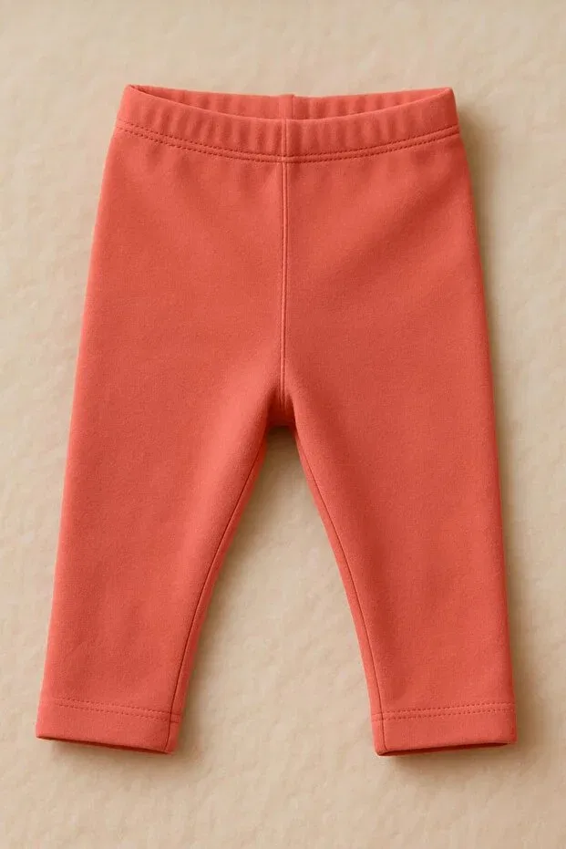Детские леггинсы для девочек хлопковые Chicsy Baby, Fuchsia — фото 3