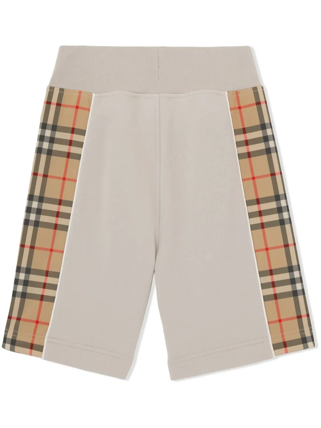 Хлопковые шорты с узором Vintage Check Burberry, серый — фото 2