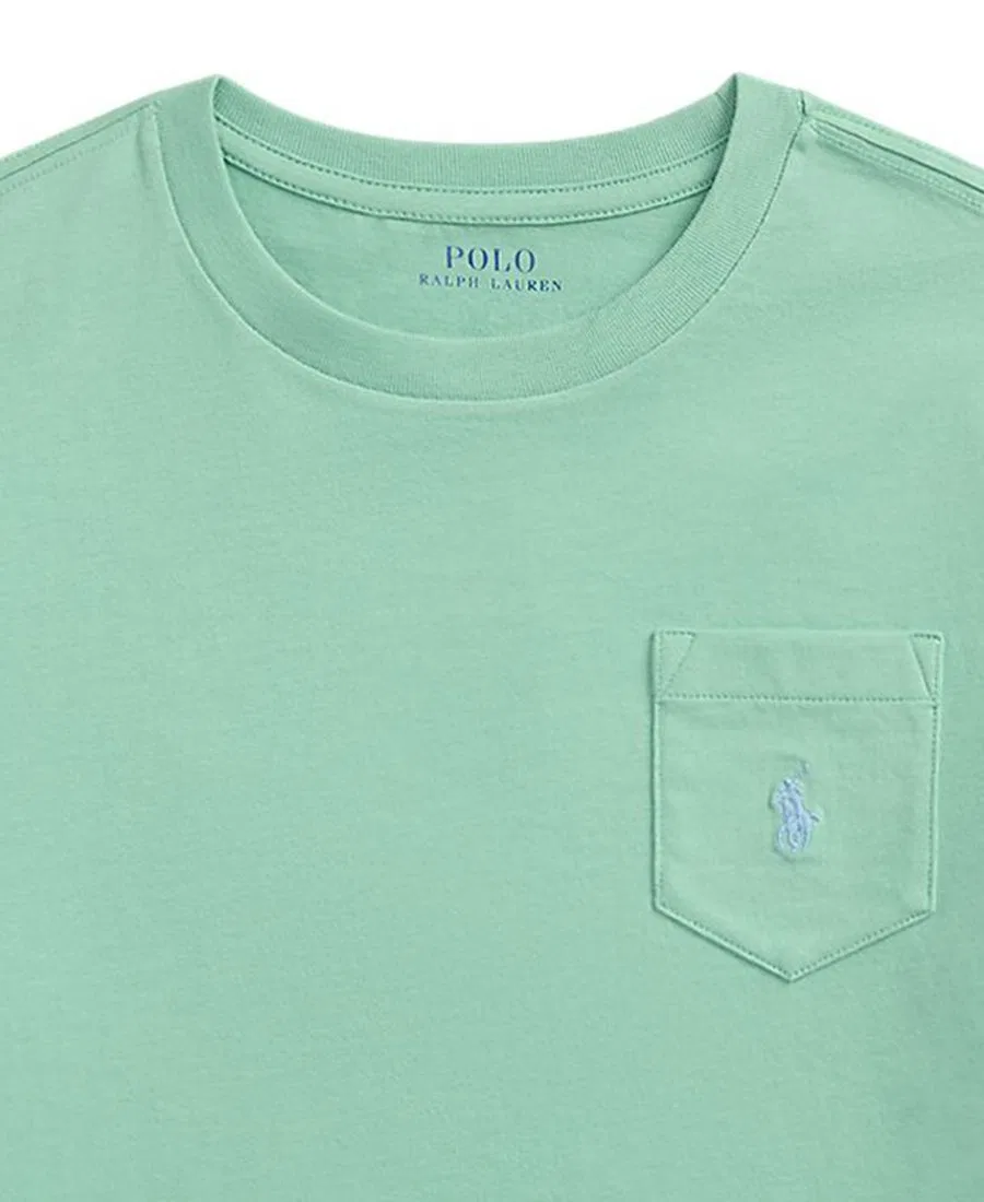 Футболка с коротким рукавом, хлопковая Polo Ralph Lauren, Essex Green — фото 3