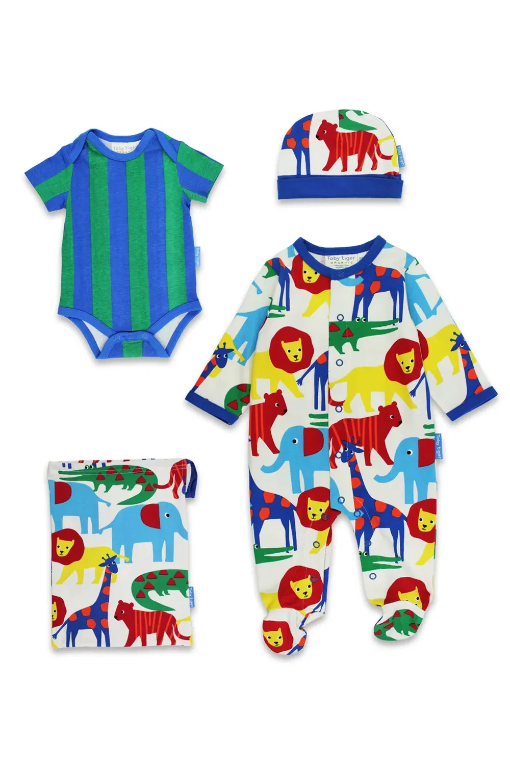 Детский подарочный комплект Safari print Toby Tiger, Multi