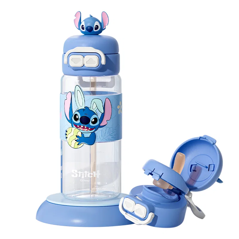 Детская кружка с принтом Stitch Dual Drinking Mode Disney, 600 мл