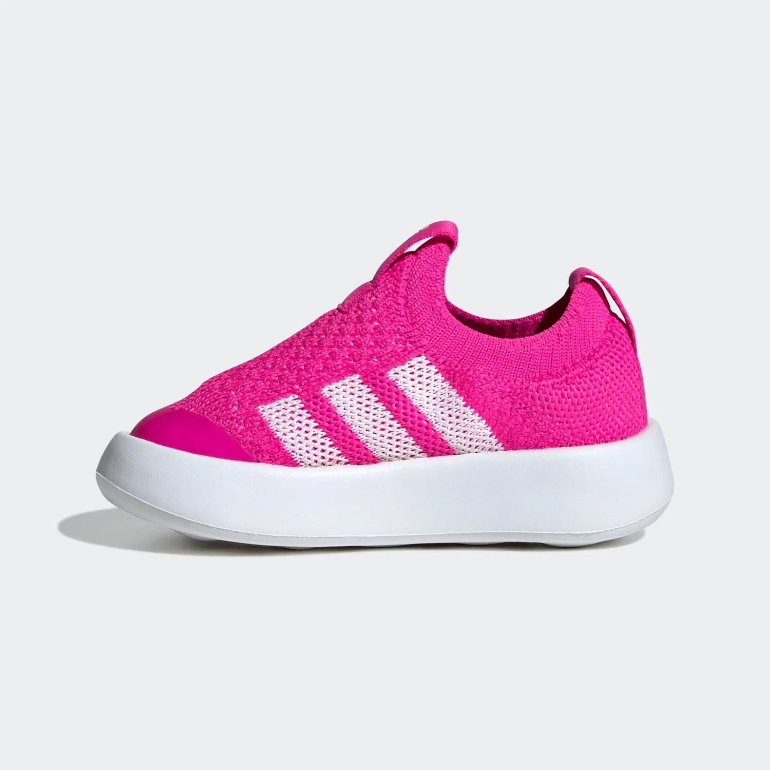 Детские кроссовки-слипоны Bubblecomfy Adidas Sportswear, Shock Pink/Ftwr White/Core Black — фото 3