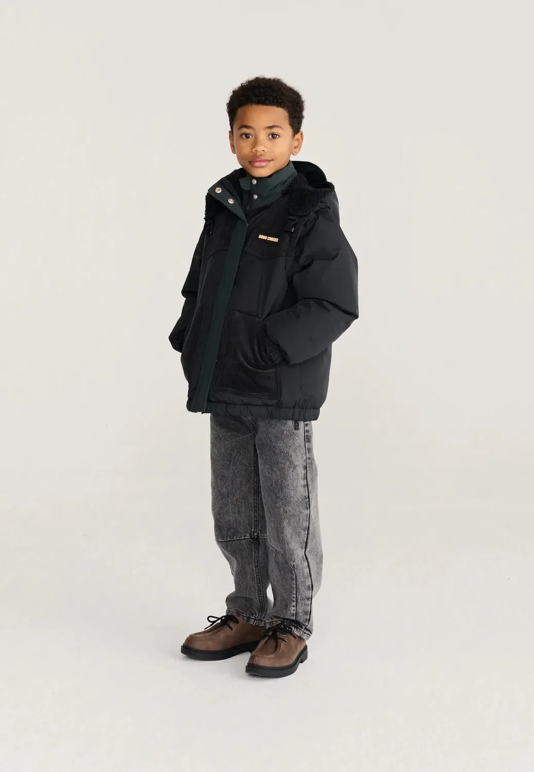 Детская зимняя куртка унисекс Bobo Choses, Black