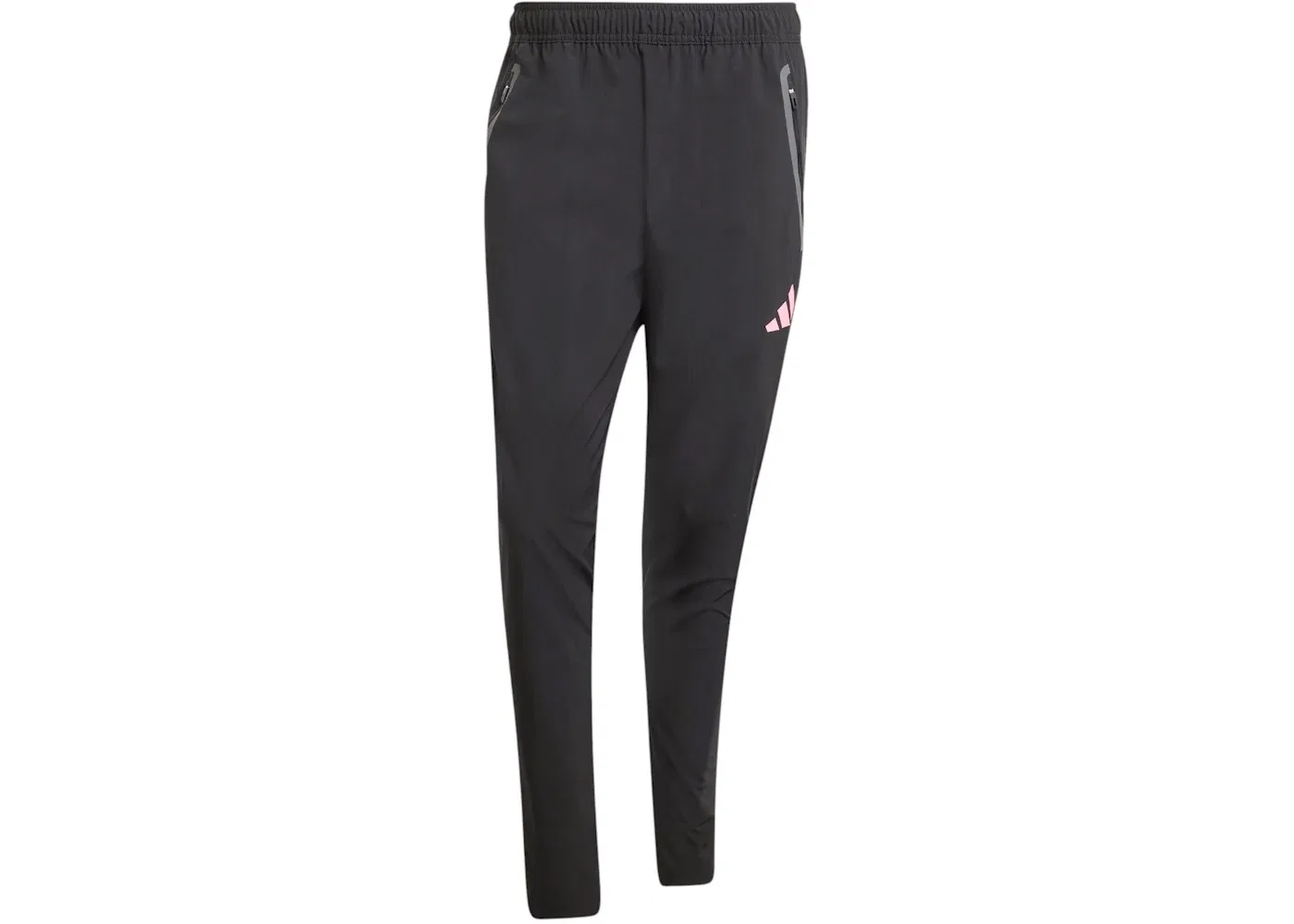 Мужские спортивные штаны с технологией Aeroready Tiro 25 Competition Vis Tech Travel Pants Adidas, Black Bliss Pink
