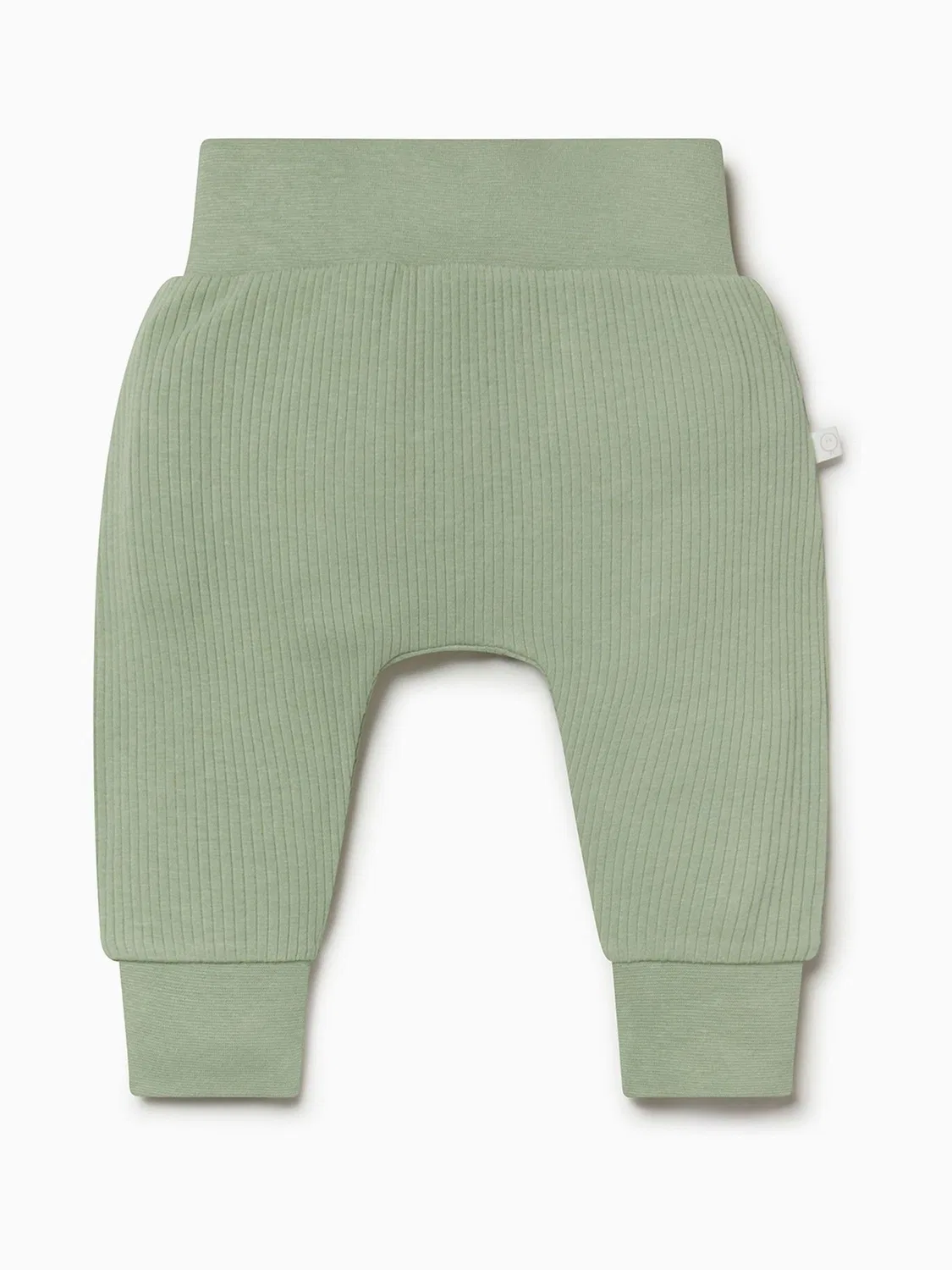 Джоггеры на резинке, Ribbed Comfy Mori, зеленый — фото 2