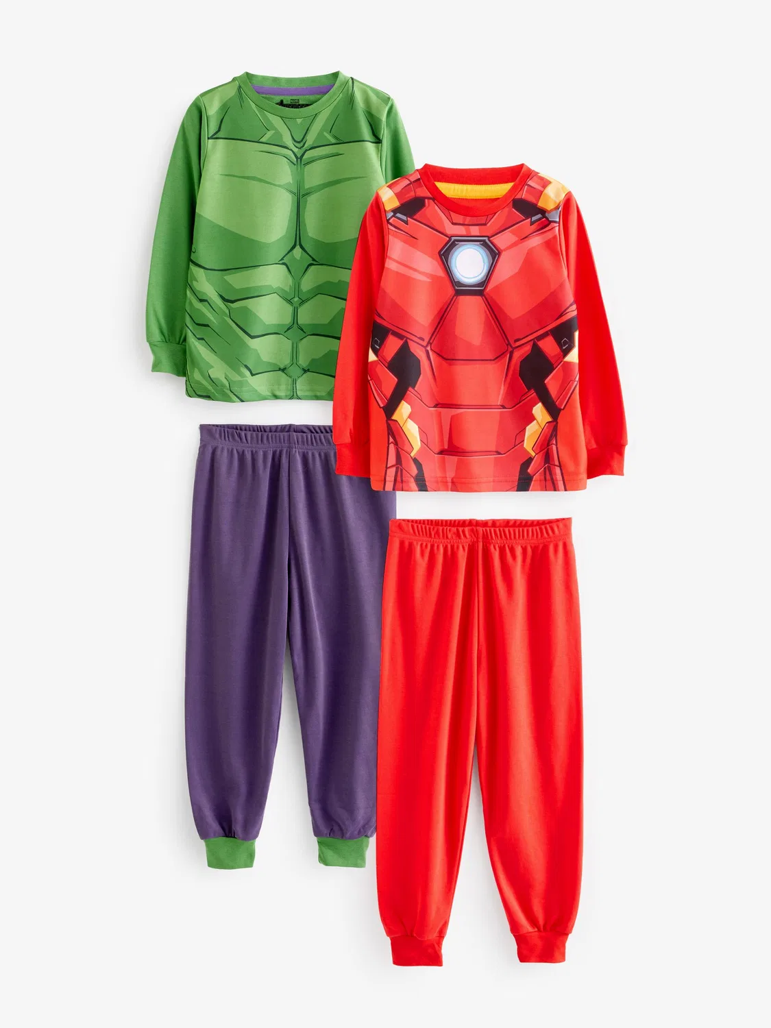 Пижама Character Avengers Iron Man и Халк, зеленая