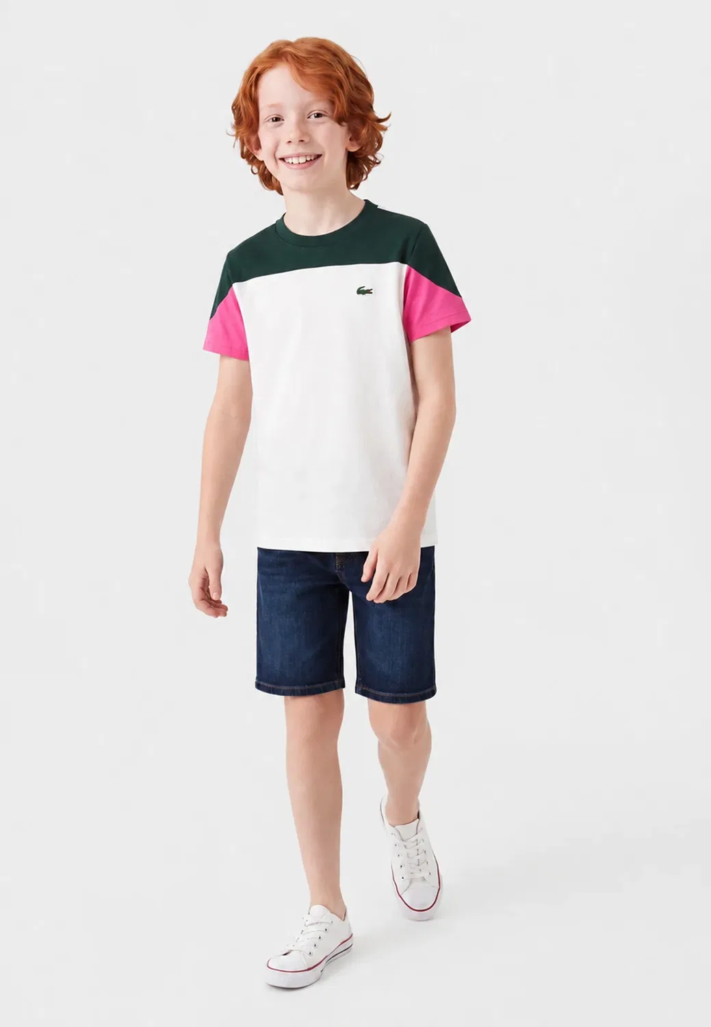 Футболка с принтом для ношения вне корта Lacoste, Farine