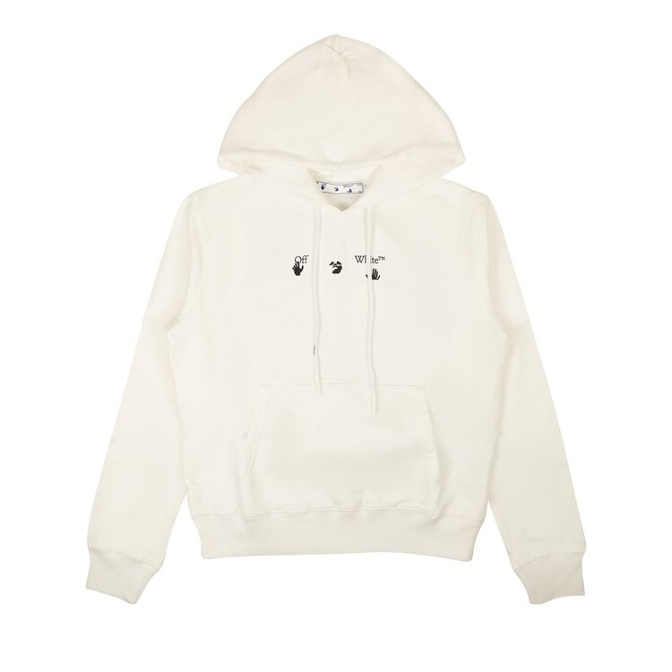 

Худи Off-White Marker Slim Hoodie 'White', белый