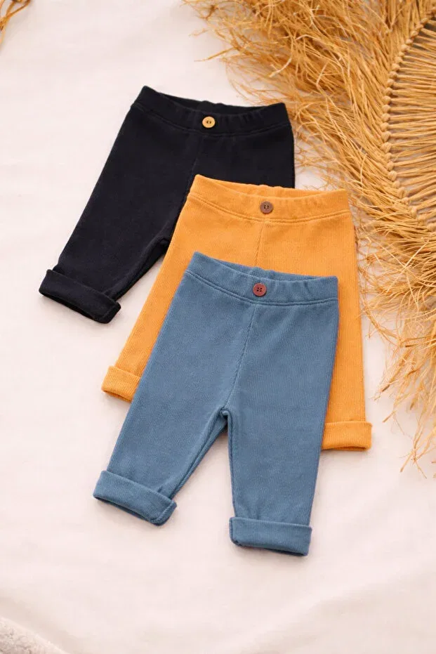 Детские леггинсы для девочек хлопковые Basics Hk Hopkids, Colored
