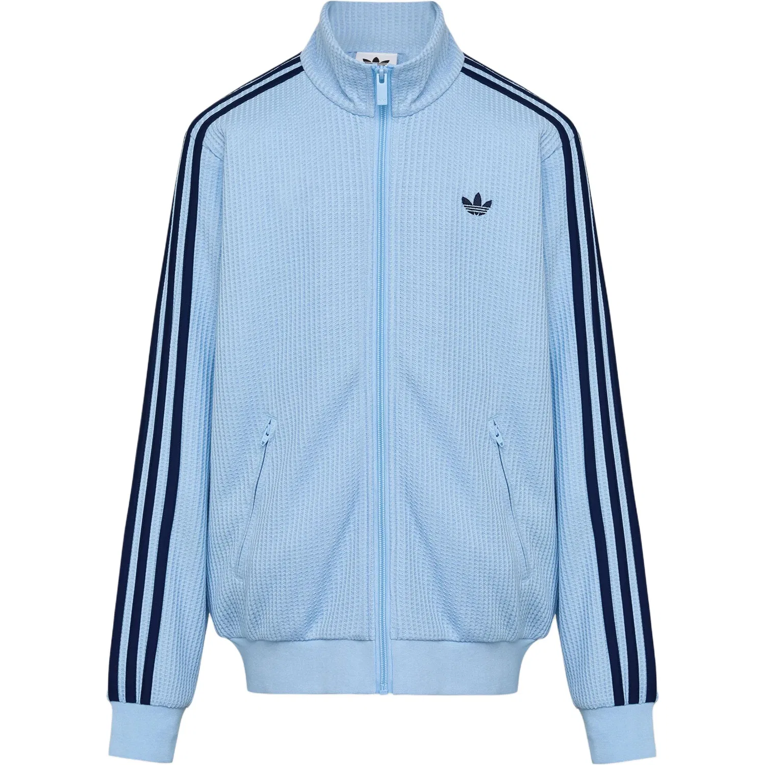 Детская куртка с воротником-стойкой Adidas Originals, Blue/Dark Indigo