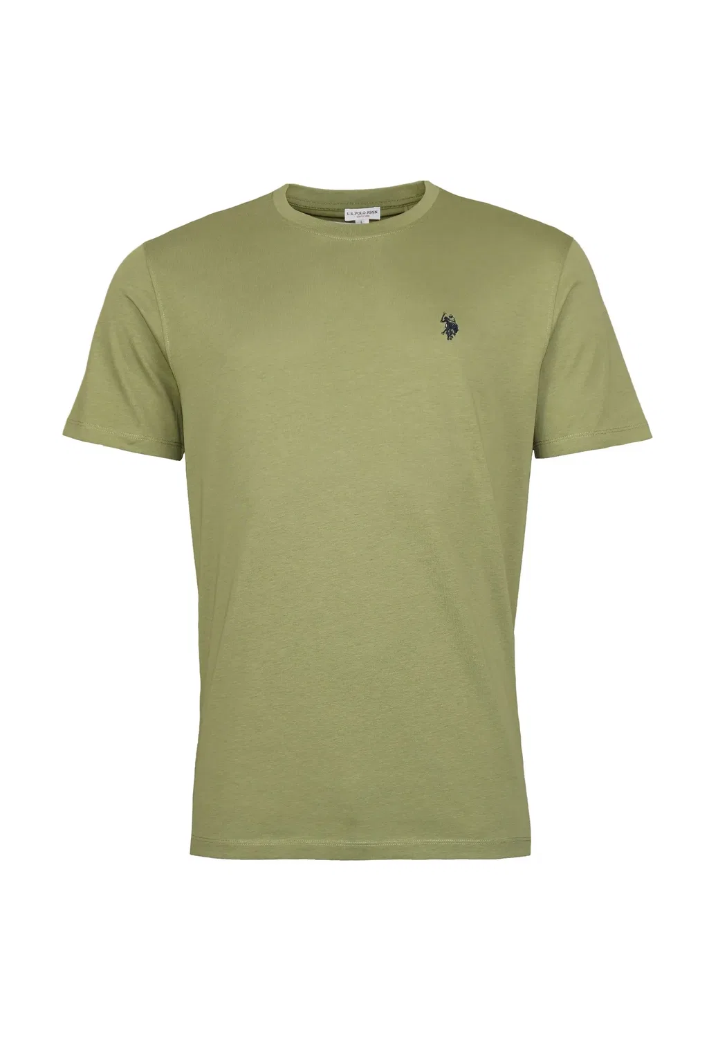 Футболка оливковая U.S. Polo Assn., оливковый — фото 2